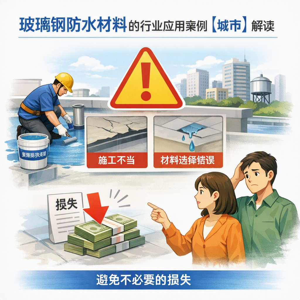 玻璃钢防水材料的行业应用案例,伊春解读