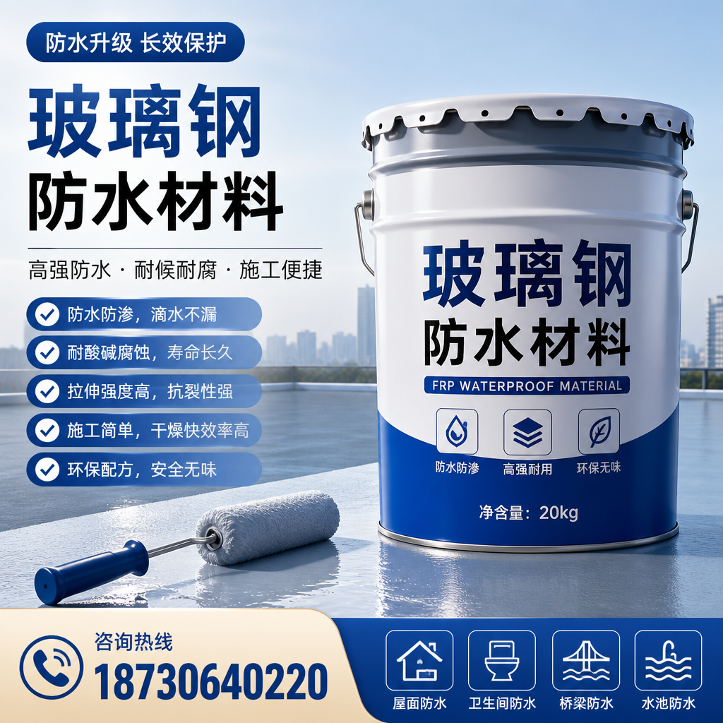 专家解析:玻璃钢防水材料的市场前景分析在 伊春