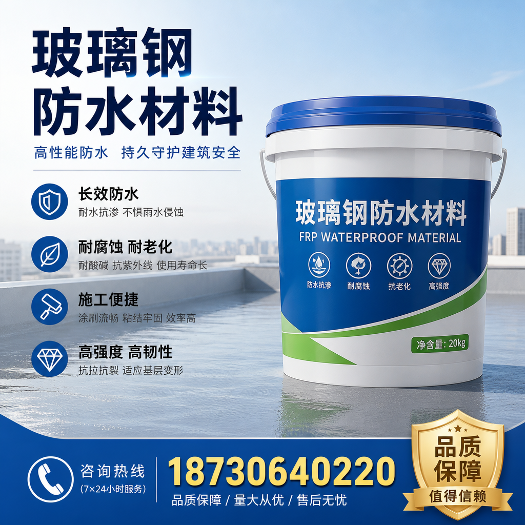 专家解析:玻璃钢防水材料的市场前景分析在 伊春